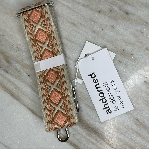 Adorned bag crossbody vegan leather messenger with strap & additional st… - Picture 7 of 8